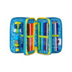 Picture of SJ GANG FLYROCKET 3 ZIPPER FILLED PENCIL CASE